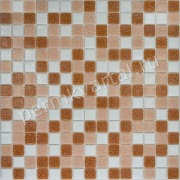 ELADA MOSAIC.Мозаика MC125 светло-коричневый микс, 327*327*4мм, (под заказ), (ДК)