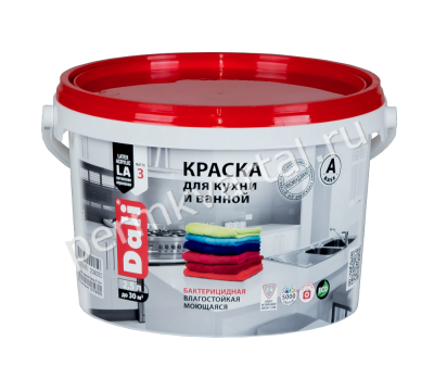 Краска для кухни и ванной DALI 2,5 л База А, (ДК)
