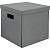 Коробка складная 31х31х30 см картон цвет серый