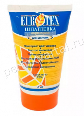 Шпаклевка для дерева EUROTEX дуб 0,225 кг
