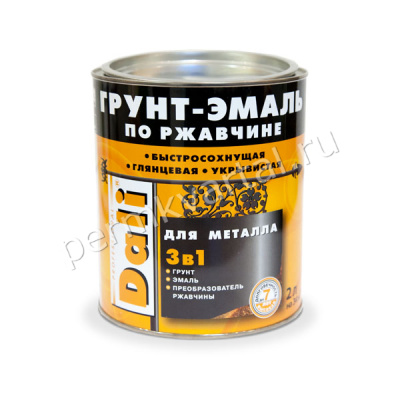 Эмаль по ржавчине DALI RAL3011 Красно-коричневый 2 л