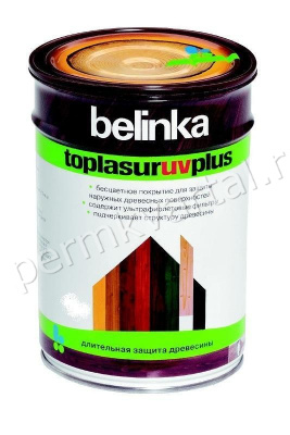 Пропитка защитно-декоративная для древесины BELINKA TOPLASUR UV PLUS Бесцветный 1 л