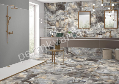Плитка керамогранит PRIMAVERA HONEY ONYX SKY полировка 600*600мм 1,44м2 PR119, (ДК)