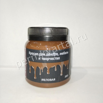 Краска PROHOBBY меловая для декора мебели и творчества Кофе 0,38кг, (ДК)