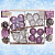 Набор украшений для елки Сказочная зима 20*13,7*3 см (24 предмета) Серебро/фиолетовый (303)