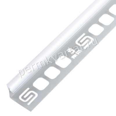 SALAG.Профиль внутр. ПВХ д/керам.плитки белый, 2500x8мм, (ДК)