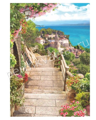 Фотообои бумажные Bellissimo Дорога к морю, 4 листа, 1400х2000 мм, (ДК)