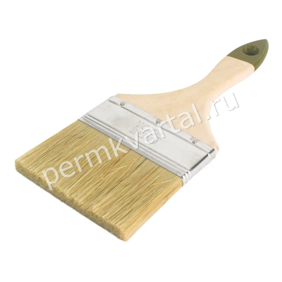 Кисть плоская Т4Р/TOOLBERG Микс-Стандарт смешанная щетина пласт ручка 75 мм 0111225, (ДК)