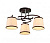 J-LIGHT Светильник, E27*3*60W, 1153/3C венге/хром 