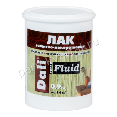Лак защитно-декоративный DALI DECOR Fluid бецветный 0,9 кг, (ДК)