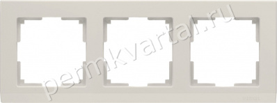 WERKEL.Рамка слоновая кость, (3), WL04-Frame-03-ivory, (Под заказ)