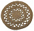 VORTEX.Циновка круглая, d=75 см, (ДК)
