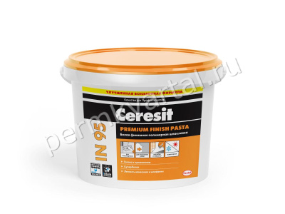 Шпаклевка полимерная готовая CERESIT IN 95 25 кг