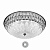 ESTARES.Светильник светодиод настенно-потол SAHARA CHROM 72W R-510-WHITE-220-IP20, 3000-4000-6000к/o