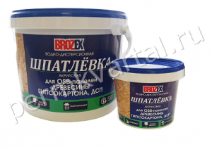 Шпаклевка акриловая для OSB BROZEX универсальная 5 кг