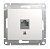 SCHNEIDER ELECTRIC.Розетка компьютерная GLOSSA CAT5е(RJ45) белая, GSL000181К, (ЭИ)