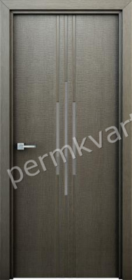 Дверь межкомнатная с вставками СД САФАРИ 800*2000мм 3D Flex серый, (ДК)