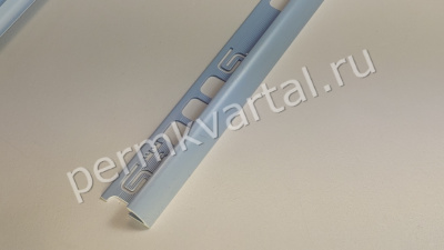 SALAG.Профиль наружн. ПВХ д/керам.плитки крокус, 2500x9мм, (ДК)