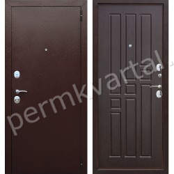 Дверь металлическая Гарда 960 L Венге, 2050*960*45, (ДК)