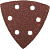 Треугольник шлифовальный ЗУБР "Мастер" универсальный, 6 отверстий, Р180, 93х93х93мм, 5шт