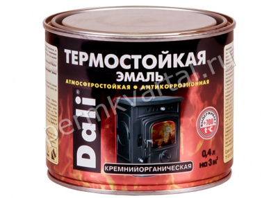 Эмаль термостойкая DALI Серебро 0,4 л