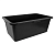 Таз строительный ГИБКИЙ Т4Р Лакра прямоугольный черный 40 л, (ДК)