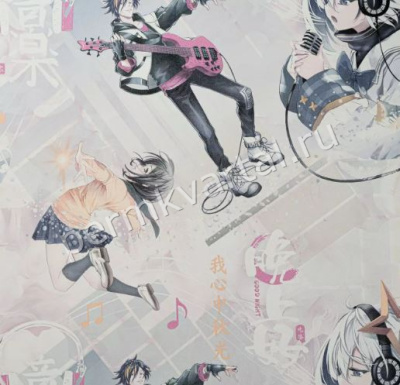 Обои флизелиновые АРТЕКС Коллекция Анимэ 1,06м*10,05м 11167-04, (ДК), (200)