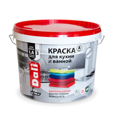 Краска для кухни и ванной DALI 9 л (104)