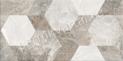 Плитка стеновая керамическая БЕРЕЗАКЕРАМИКА Декор Антик бежевый 300*600мм 1,62м2 (ДК)