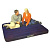 INTEX.Кровать флок, Classic Downy, 137x191x22см (301)