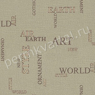 Обои флизелиновые ЕВРОДЕКОР Коллекция Letters буквы бежевый 1,06*10м 9304-23, (ДК)