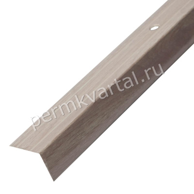 Лука.Порожек угловой Ясень белый, 1350х20х20мм, (ДК)