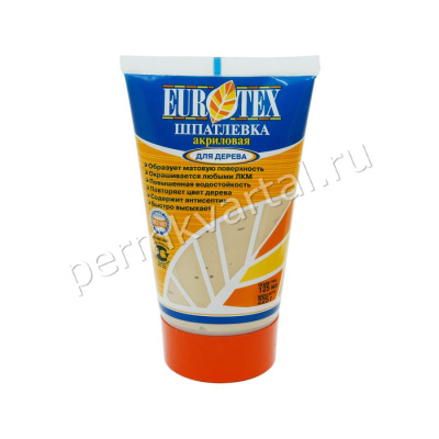 Шпаклевка для дерева EUROTEX береза 0,225 кг