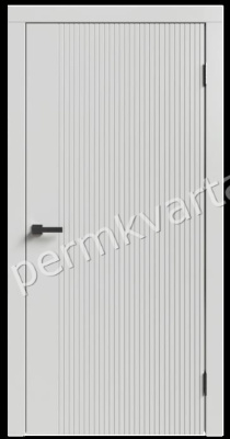 Дверь межкомнатная глухая 600*38*2000мм FRANT Стиль L-2 Капучино Софт кром.+магн.замок, (ДК)