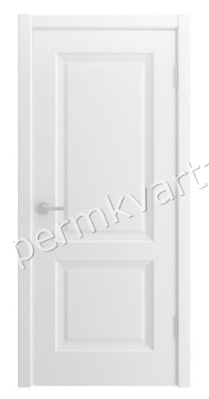 Дверь межкомнатная глухая 900*36*2000мм FRANT Shelly-2 Белая эмаль без патины, (ДК)