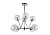 J-LIGHT.Светильник,  E14*8*40W, 1171/8 хром