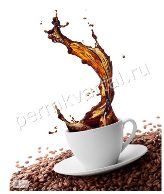 Фотообои бумажные Bellissimo Аромат кофе, 2 листа, 1000х1400 мм, (ДК)