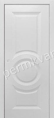 Дверь межкомнатная глухая 800*36*2000мм FRANT Shelly-8 Белая эмаль без патины, (ДК)