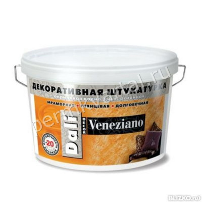 Покрытие декоративное DALI DECOR Veneziano белый 15 кг(под заказ)