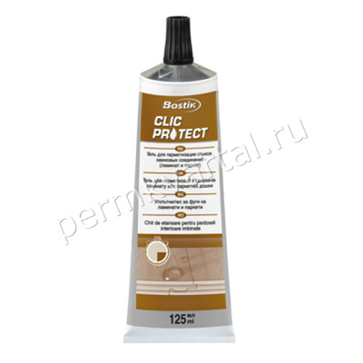 Гель BOSTIK Clip Protect для герметизации стыков ламината и паркета 125мл, (ДК)