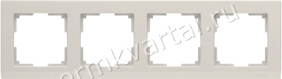 WERKEL.Рамка слоновая кость, (4), WL04-Frame-04-ivory, (Под заказ)