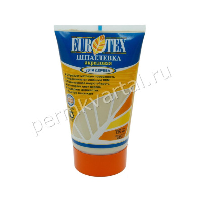 Шпаклевка для дерева EUROTEX лиственница 0,225 кг