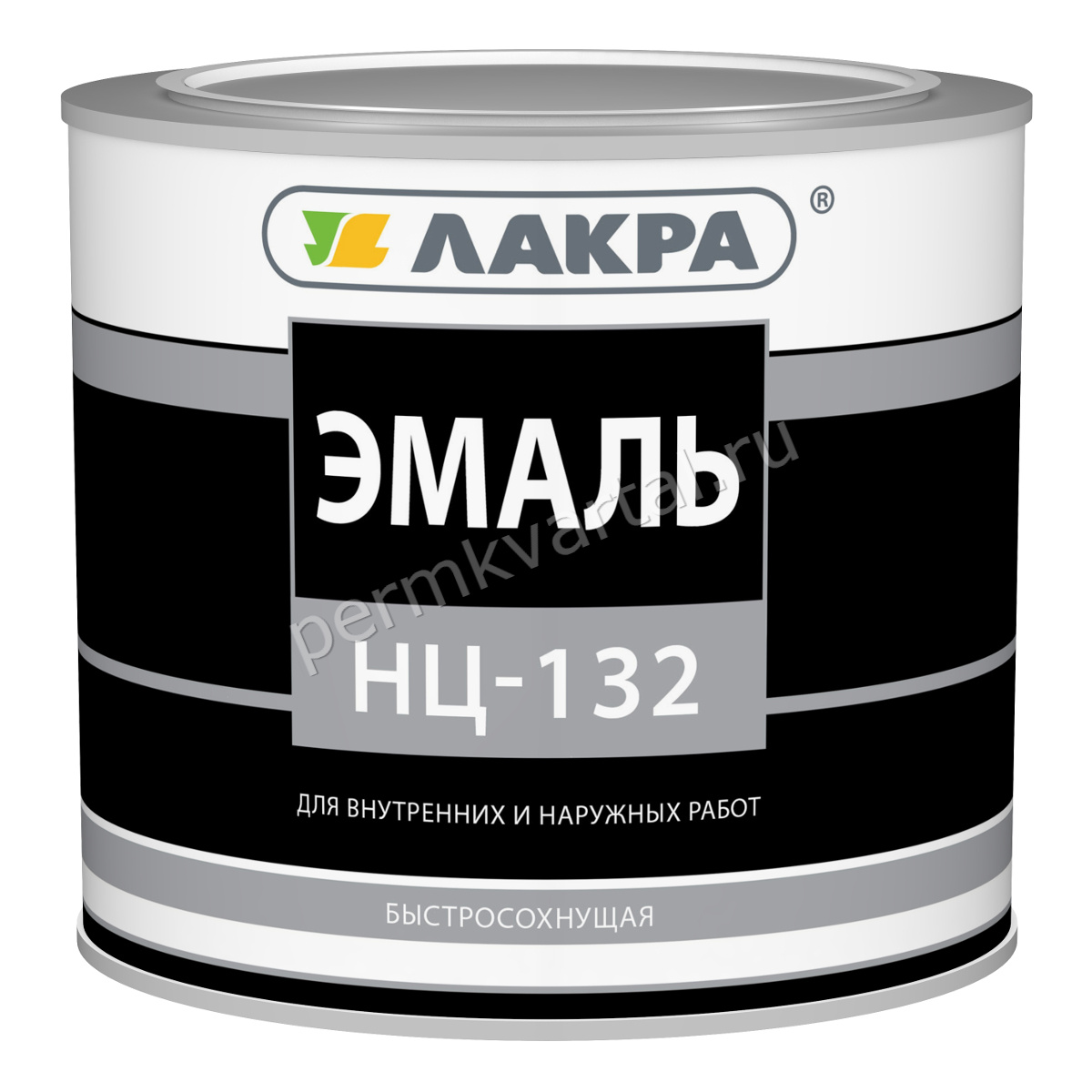 Эмаль НЦ-132 черная 1,7кг Лакра