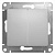 SCHNEIDER ELECTRIC.Выключатель GLOSSA (2) алюминий,GSL000351, (ЭИ)