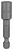 Головка торцевая 6-гр. магнит, 1/4"Х50мм BOSCH