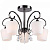 Silver Light Светильник, 5XЕ27X60W, 249.59.5 черный жемчуг