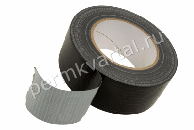 Лента армированная черная 48ммx40м