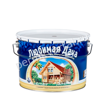 Пропитка для защиты древесины ЛЮБИМАЯ ДАЧА Бесцветный 9 л, (ДК)