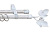 LEGRAND.Карниз кованный раздвижной лист, 2-ряд белое золото, 160-300см, (ДК)