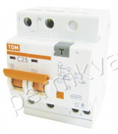 TDM.Автомат-выключатель дифференциальный, 2Р/16А/30мА, SQ0202-0030